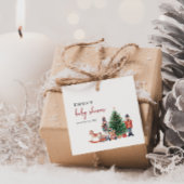 Notenkraker Baby shower Bedankjes Labels