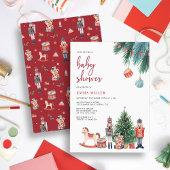 Notenkraker Baby shower Kaart