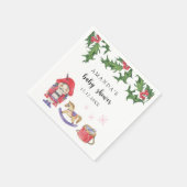 Notenkraker Baby shower Servet (Hoek)