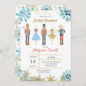 Notenkraker baby shower Uitnodiging Winter (Voorkant / Achterkant)