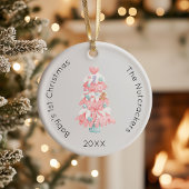 Notenkraker Baby's 1st Christmas Tree Foto Keramisch Ornament
