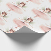 Notenkraker Ballerina Ballet Roze Mint Cadeaupapier (Hoek)