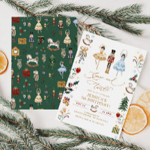 Notenkraker ballerina dans en draai verjaardag