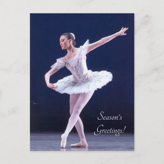 notenkraker ballerina feestdagenkaart (Voorkant)
