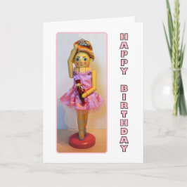 Notenkraker Ballerina Happy Birthday Kaart
