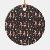 Notenkraker Ballerina kerstcadeaus Keramisch Ornament (Voorkant)
