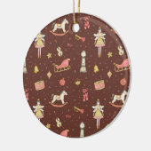 Notenkraker Ballerina kerstcadeaus Keramisch Ornament (Links)