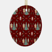 Notenkraker Ballerina kerstcadeaus Keramisch Ornament (Rechts)