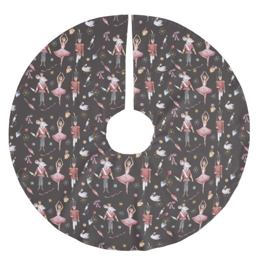 Notenkraker Ballerina kerstcadeaus Kerstboom Rok (Voorkant)