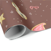 Notenkraker Ballerina Kerstmis Cadeaupapier (Rol Hoek)