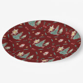 Notenkraker Ballerina Kerstmis Papieren Bordje (Gekanteld)