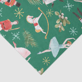 Notenkraker Ballerina Kerstmis Tissuepapier (Detail)