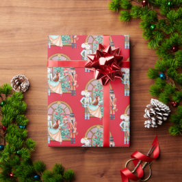 Notenkraker Ballerina Muis Koning Kerstmis Cadeaupapier