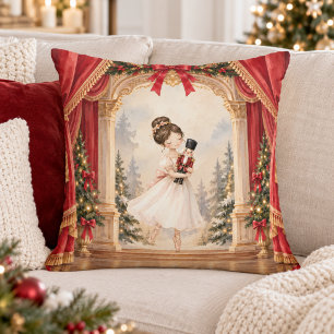 Notenkraker Ballerina Theater Kerstmis Kussen