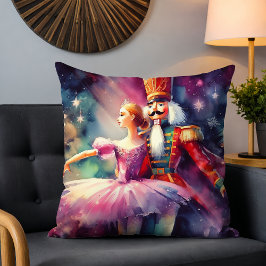 Notenkraker Ballerina Waterverf Kerstballet Kussen