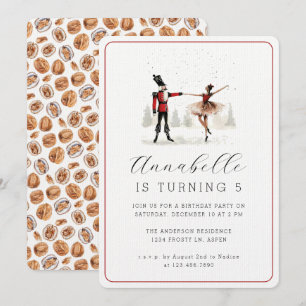 Notenkraker Ballerina Whimsical Ballet Verjaardag Kaart