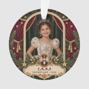 Notenkraker ballet aangepaste rol Klassieke foto Ornament