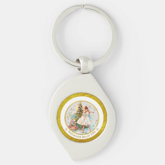 Notenkraker Ballet Ballerina - Kerst Cadeau Sleutelhanger (Voorkant)