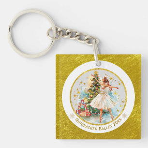 Notenkraker Ballet Ballerina - Kerstmis Aandenken Sleutelhanger