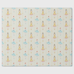 Notenkraker Ballet Ballerina Vintage Kerstmis Cadeaupapier