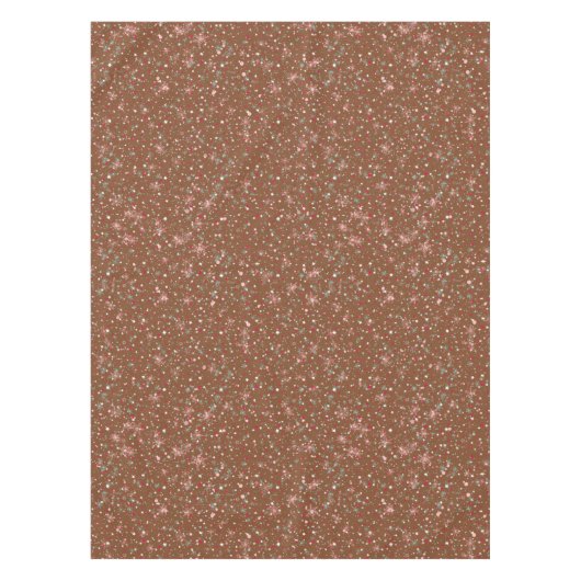 Notenkraker Ballet Brown Glitter Tafelkleed (Voorkant)