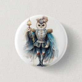 Notenkraker Ballet, Drosselmeyer Uil Ronde Button 3,2 Cm