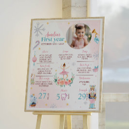 Notenkraker Ballet Eerste Verjaardag Milestone Pos Poster