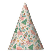 Notenkraker Ballet en feeën op Cream Achtergrond Feesthoedjes (Rechts)