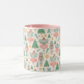 Notenkraker Ballet en feeën op Cream Achtergrond Mok (Midden)