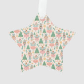 Notenkraker Ballet en feeën op Cream Achtergrond Ornament (achterkant)