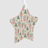 Notenkraker Ballet en feeën op Cream Achtergrond Ornament (voorkant)