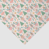 Notenkraker Ballet en feeën op Cream Achtergrond Tissuepapier (Detail)