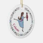 Notenkraker Ballet Gepersonaliseerde Klassieke Ker Keramisch Ornament (Rechts)