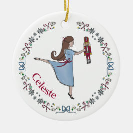 Notenkraker Ballet Gepersonaliseerde Klassieke Ker Keramisch Ornament