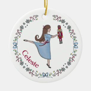 Notenkraker Ballet Gepersonaliseerde Klassieke Ker Keramisch Ornament