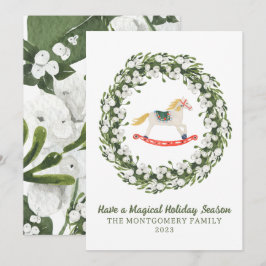 Notenkraker Ballet Groene Kerstkaart Kaart