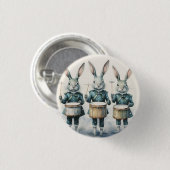 Notenkraker Ballet, Haas Drummers Ronde Button 3,2 Cm (Voorkant /achterkant)