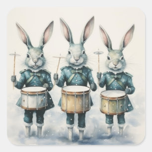 Notenkraker Ballet, Haas Drummers Vierkante Sticker