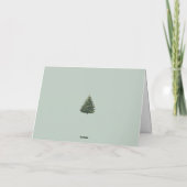 Notenkraker Ballet Kerst Kaart (Achterkant)