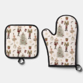 Notenkraker Ballet Kerst Ovenwant & Pannenlap Set (Voorkant)
