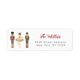 Notenkraker ballet kerst retour adres etiket