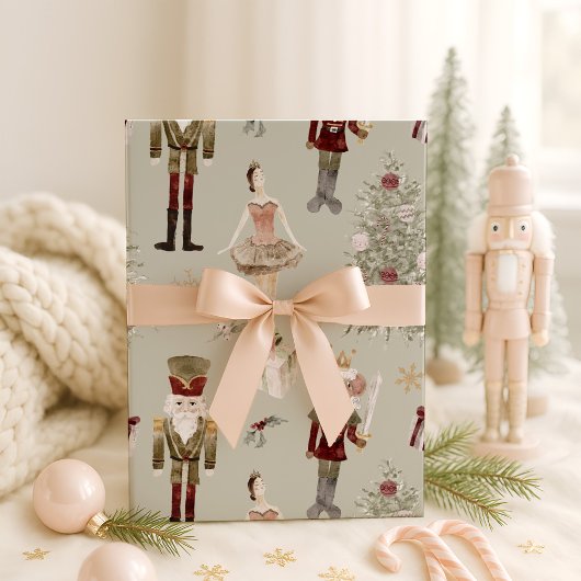 Notenkraker Ballet Kerst Wrapping Papier