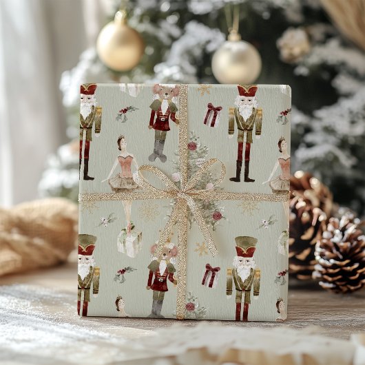 Notenkraker Ballet Kerst Wrapping Papier