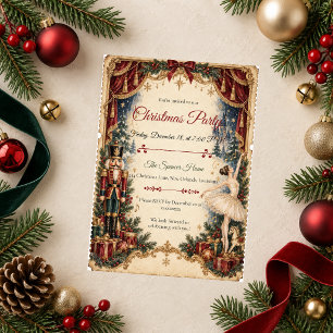Notenkraker Ballet Kerstfeest Kaart