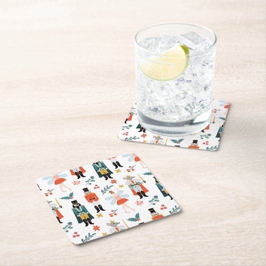 Notenkraker Ballet Kerstfeest Kartonnen Onderzetters (Insitu)