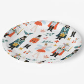 Notenkraker Ballet Kerstfeest Papieren Bordje (Gekanteld)