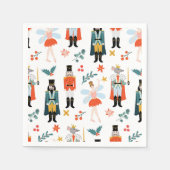 Notenkraker Ballet Kerstfeest Servet (Voorkant)