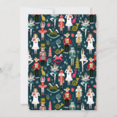 Notenkraker Ballet kerstfeest uitnodiging (Achterkant)