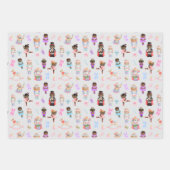 Notenkraker Ballet Kerstfoto inpakpapier Vel (Voorkant 3)