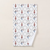Notenkraker Ballet Kerstmis Badkamer Decor Bad Handdoek (Handdoek)